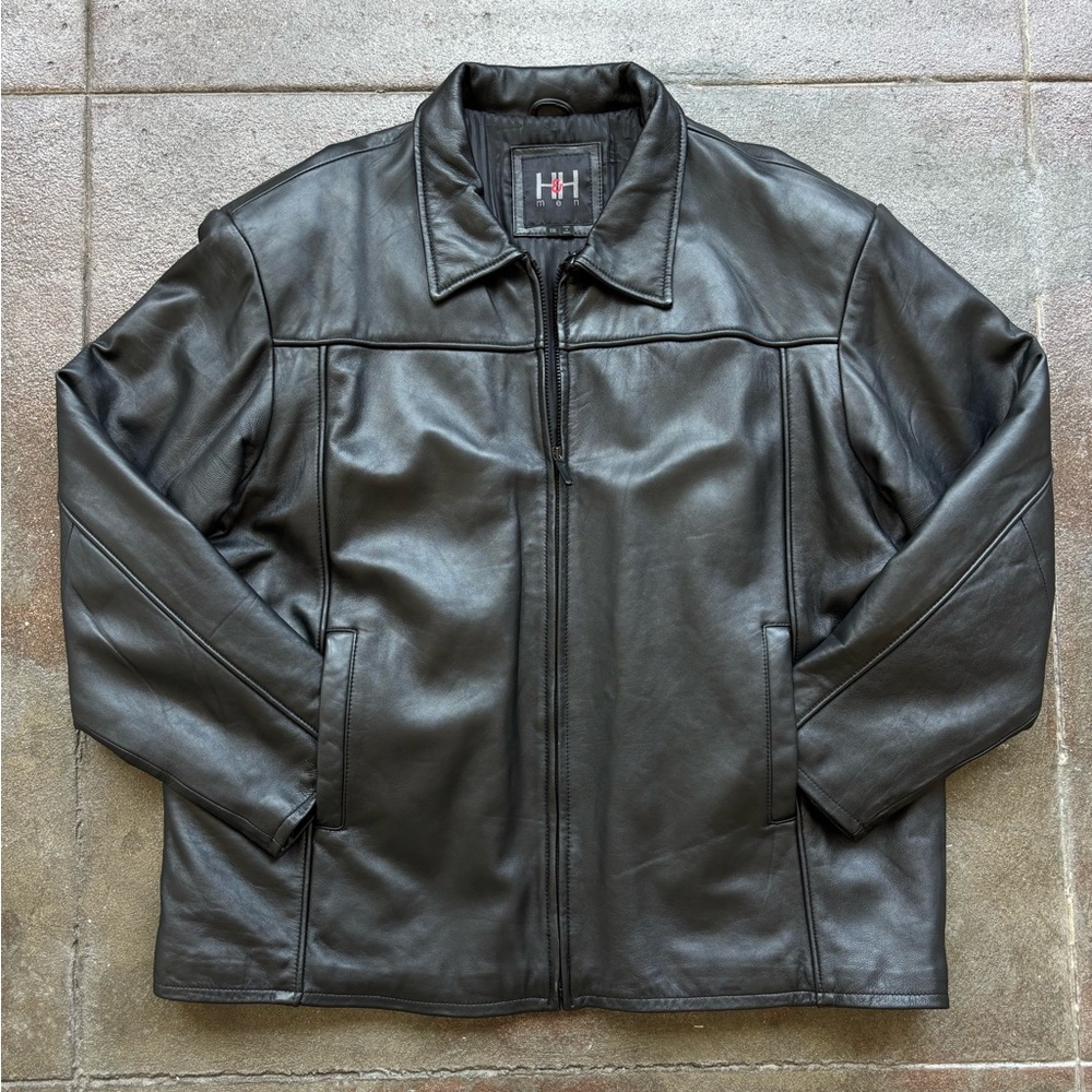 H&H Black Leather Jacket